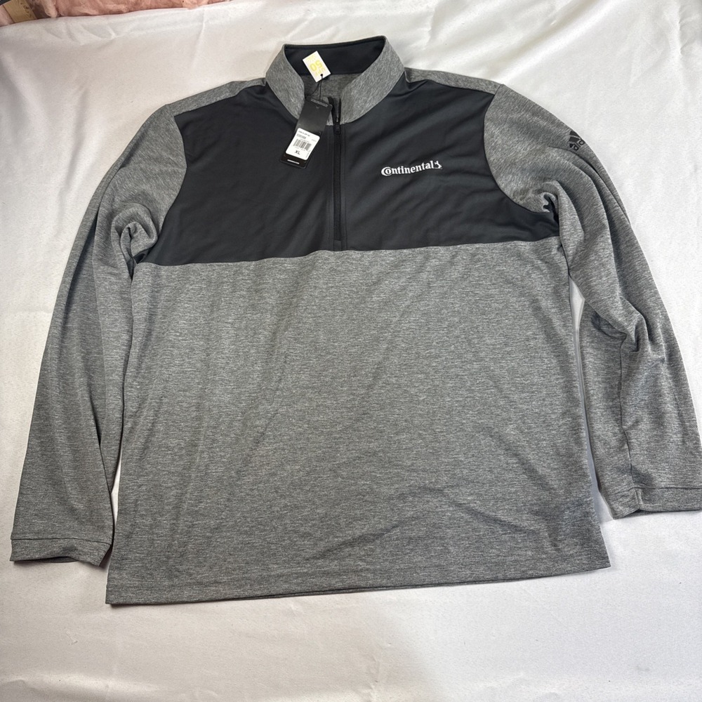 Adidas Cobranded Quarter Zip Continental Pull Over UPF‎ 50 Men's Extra Large